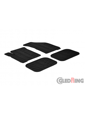 Original Gledring Passform Fußmatten Gummimatten 4 Tlg.+Fixing - Fiat Freemont 2012->